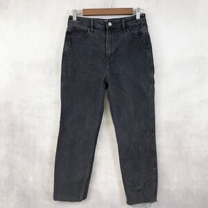 Hollister Mom‎ Jeans Womens 27 Ultra High Rise Black Street 90s Retro Go See